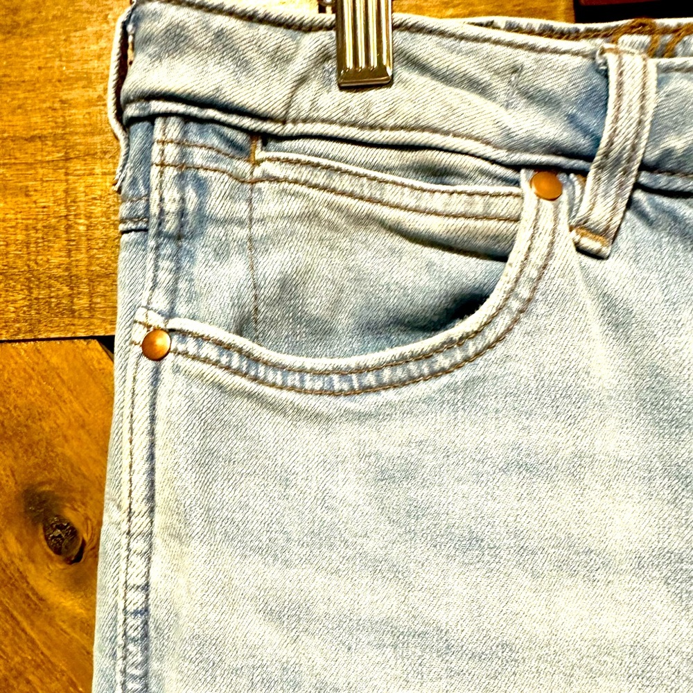 Wrangler Light Blue High-Waist Flare Jeans - Picture 12 of 16